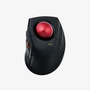 人差し指操作タイプのトラックボール(エレコム“DEFT PRO” M-DPT1MRBK)の画像