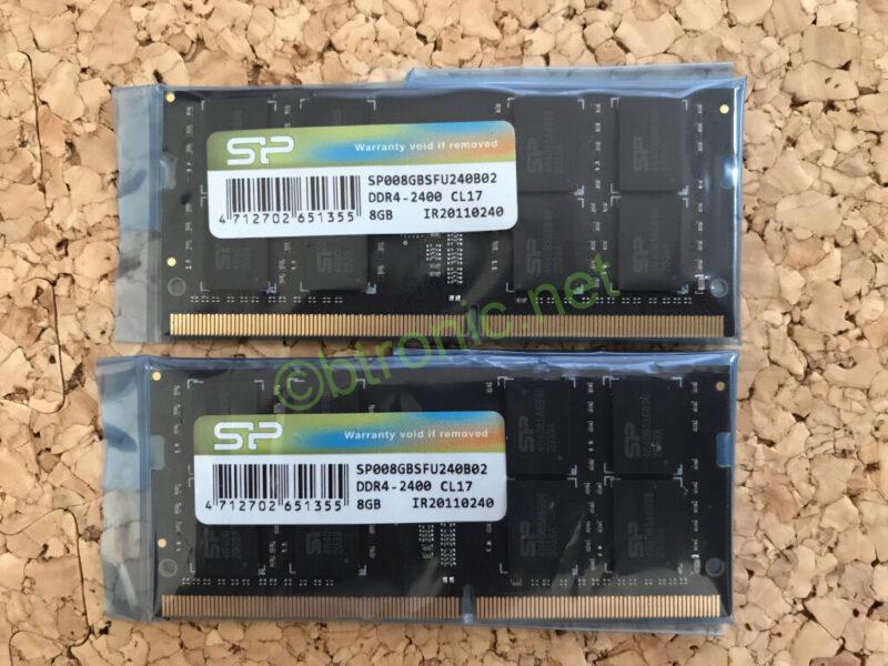 シリコンパワー DDR4-2400 PC4-19200 8GB x 2枚