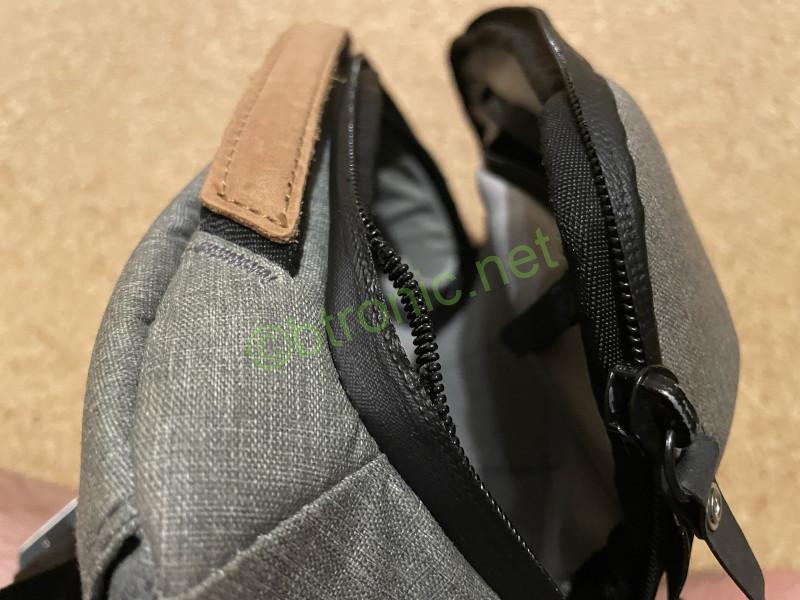 Peak Design Everyday Sling v1 5L ファスナー故障個所