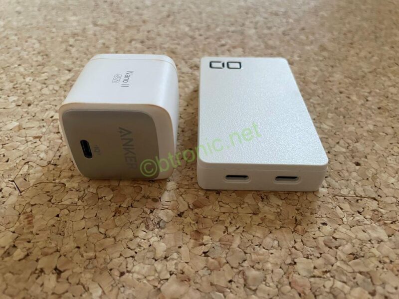 NovaPort SLIM 65WとAnker Nano Ⅱ45Wの比較